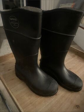 Servus Kids Black Waterproof Rain Boots